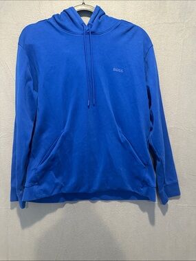 BOSS Royal Blue Pullover Hoodie